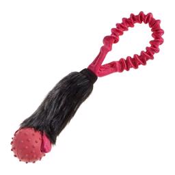 Tug-e-nuff Pocket Bungee Faux Fur with Dummy and Bold Pink rem 29cm